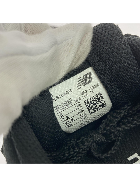 NEW BALANCE スニーカー ML515AGR 26.0cm 黒[値下]