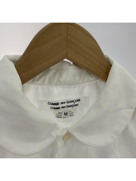 【美品】COMME des GARÇONS M 長袖シャツ ホワイト COMME des GARCONS HOMME コムデギャルソン オムCOMME コットン