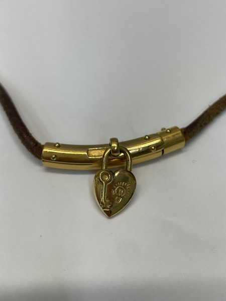HERMES ヴィヴィリデ ハートパドロックチョーカー[値下]