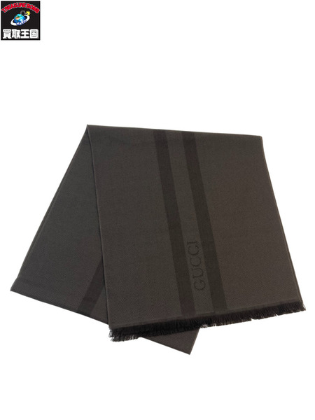 GUCCI グッチ ウールマフラー 