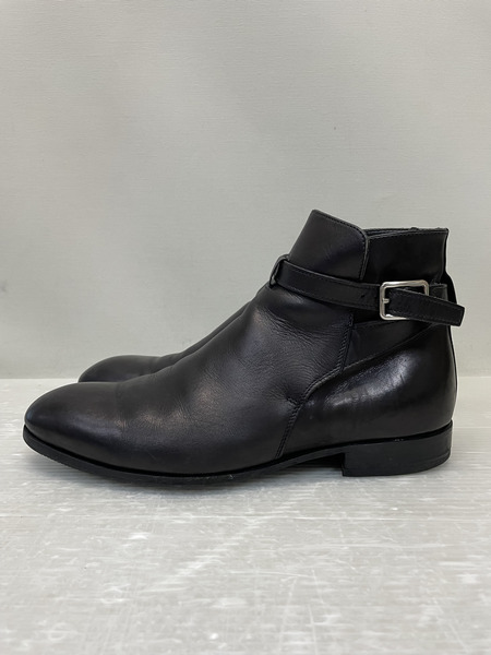 PRADA レザーストラップショートブーツ 6 1/2 ブラック[値下]