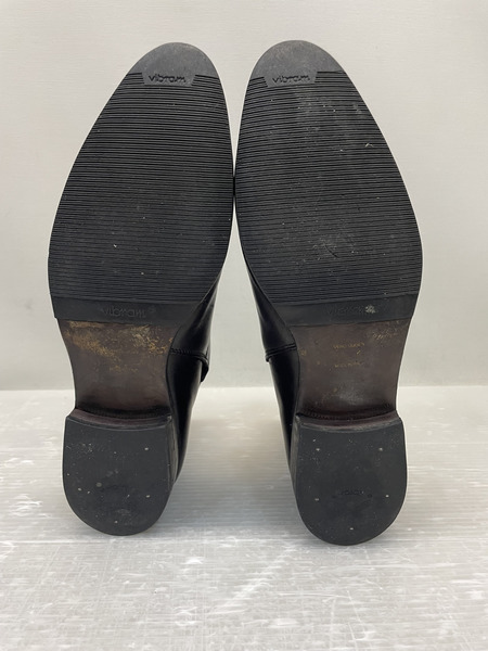 PRADA レザーストラップショートブーツ 6 1/2 ブラック[値下]