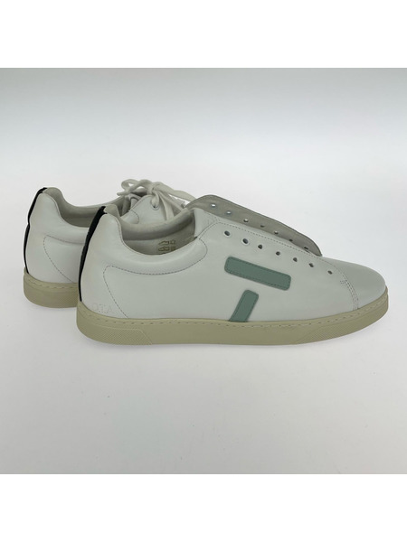 スニーカー O.T.A ケルウッドナチュラルレザー スニーカー 白 UK8