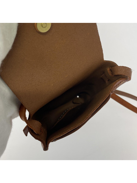 HERZ ショルダーバッグ レザー 茶