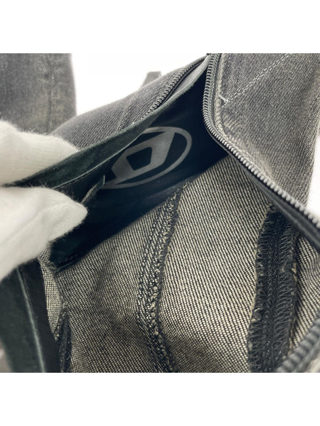 DIESEL ブーツ デニムロングブーツ/BLK