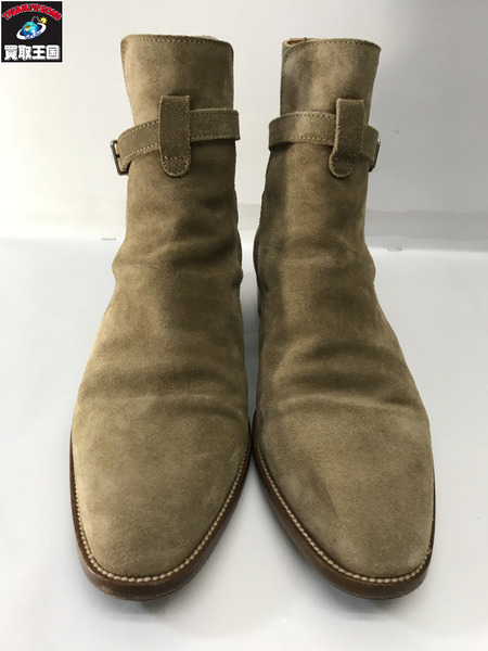 Saint Laurent スウェードブーツ 茶 (40) 44320　40