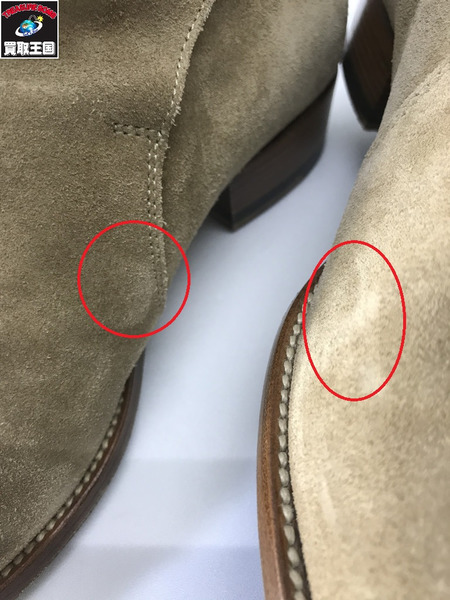 Saint Laurent スウェードブーツ 茶 (40) 44320　40