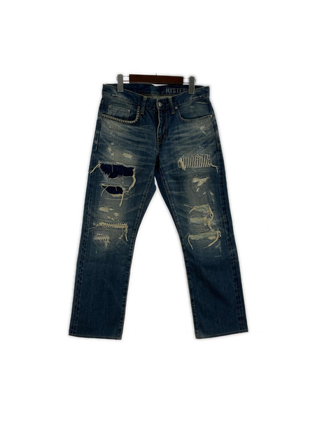 HYSTERIC GLAMOUR デニム・ジーンズ RSM加工 デニムスリムストレートPT[値下]