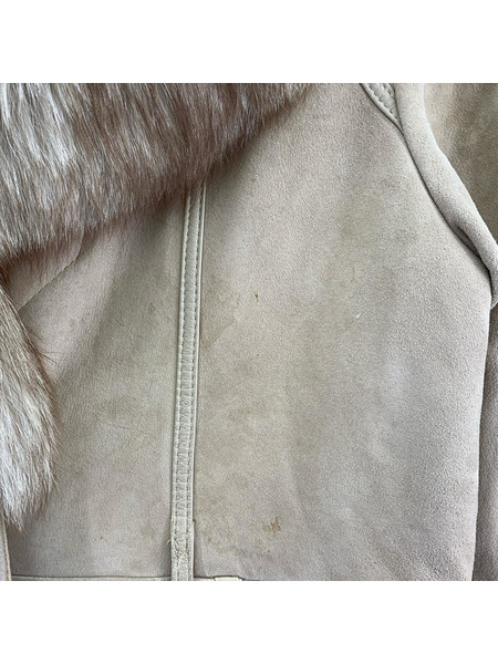 レザージャケット jacques lucas スウェードロングコート ファー