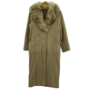 レザージャケット jacques lucas スウェードロングコート ファー