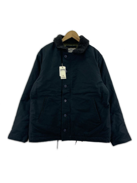 HOUSTON ジャケット N-1 デッキジャケット BK