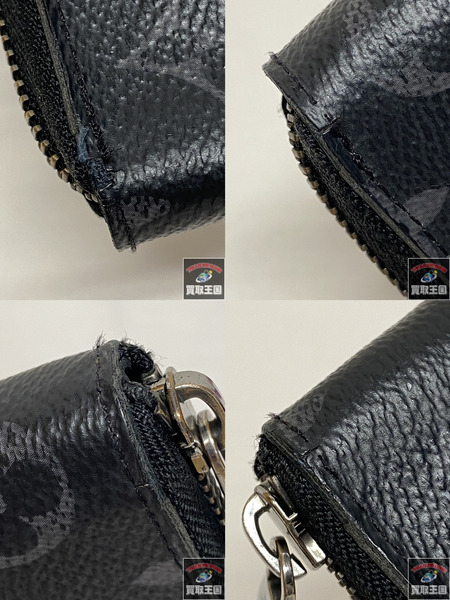Louis Vuitton 長財布 M62295 モノグラム エクリプス ジッピー ブラック