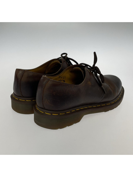 Dr.Martens ブーツ Dr.Martens レザー3ホールシューズ 茶 1461 (UK8)