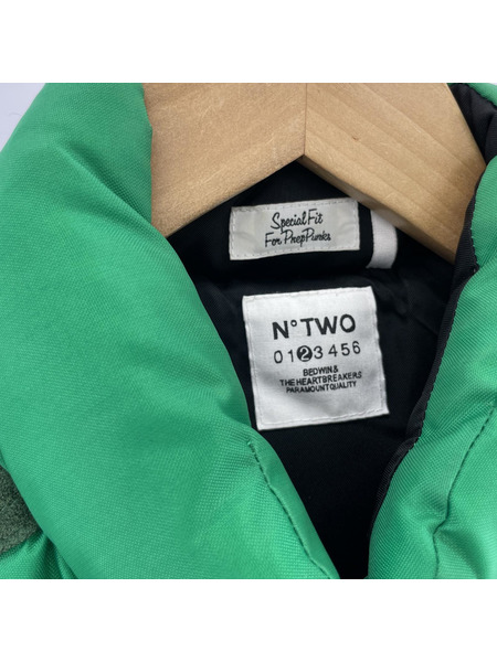 BEDWIN ＆ THE HEARTBREAKERS DOWN VEST FRIPP /グリーン[値下]