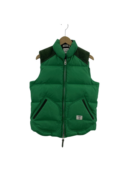 BEDWIN ＆ THE HEARTBREAKERS DOWN VEST FRIPP /グリーン[値下]