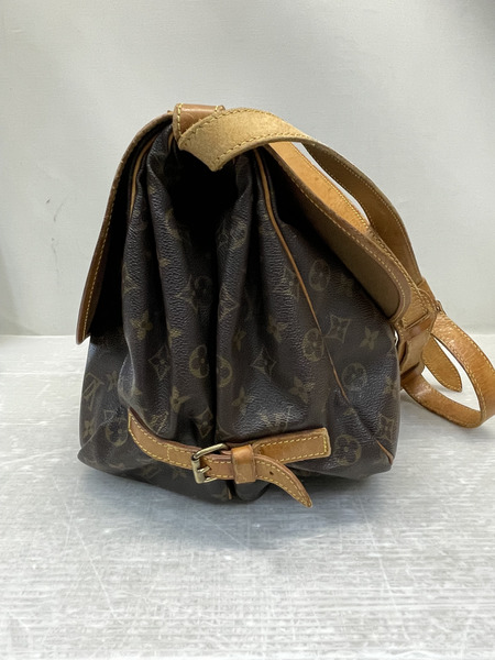 LOUIS VUITTON ソミュール35 モノグラム ダブルショルダーバッグ M42254/AR0924