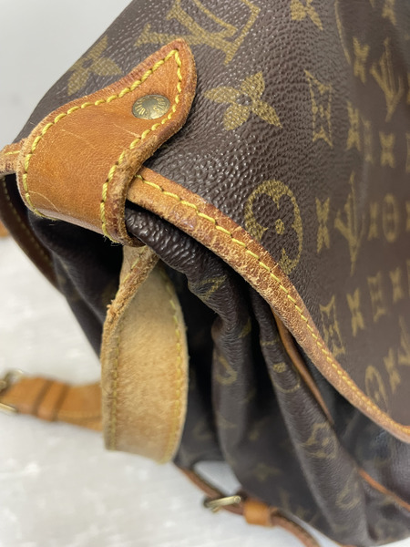 LOUIS VUITTON ソミュール35 モノグラム ダブルショルダーバッグ M42254/AR0924