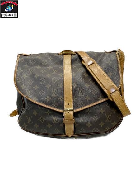 LOUIS VUITTON ソミュール35 モノグラム ダブルショルダーバッグ M42254/AR0924