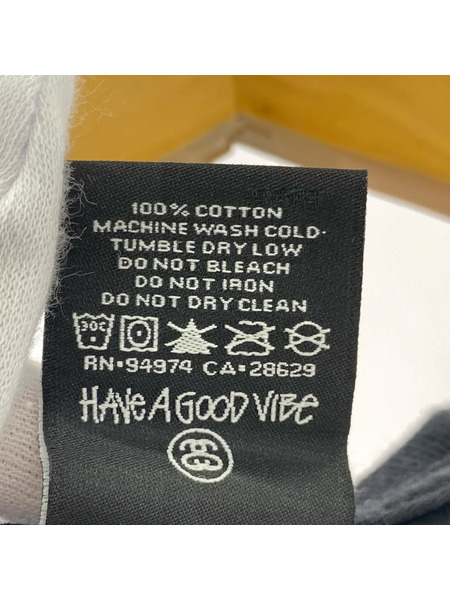 STUSSY 半袖Tシャツ・カットソー ×Yo! MTV RAPS 黒 (M)