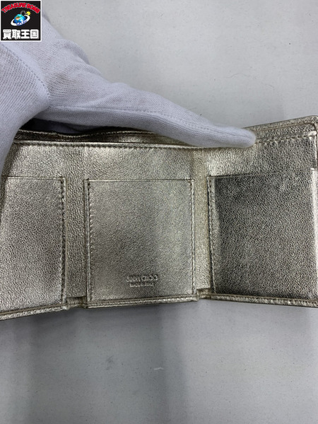 コンパクトウォレット NEMO クリスタルスタースタッズ ゴールド