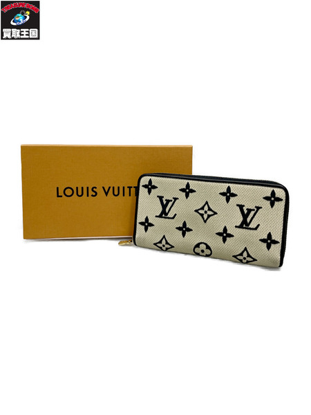 LOUIS VUITTON バイザプール ジッピーウォレット ベージュ×ブラック