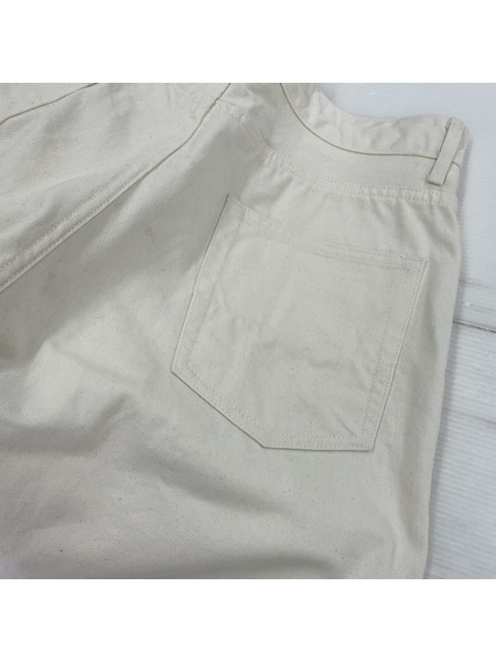 Engineered Garments 5ポケットホワイトデニムパンツ S アイボリー