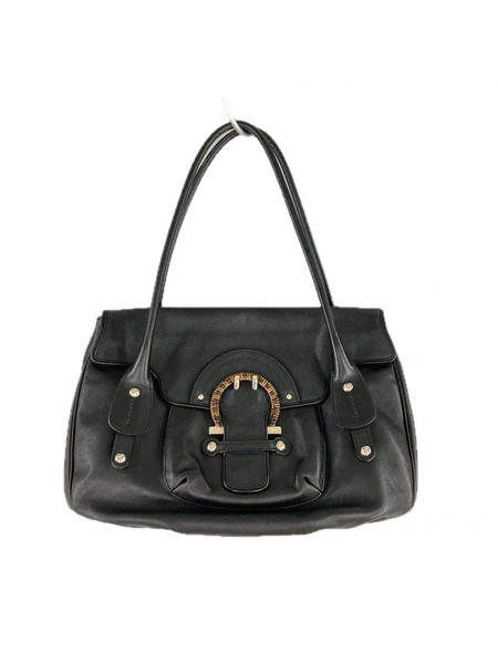 ハンドバッグ S.Ferragamo ガンチーニ フラップ ハンドバッグ