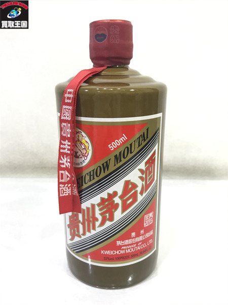 貴州茅台酒 マオタイ酒 MOUTAI 茶ボトル/未開栓/箱付き[値下 貴州茅台酒 マオタイ酒 MOUTAI 茶ボトル/未開栓/箱付き[値下