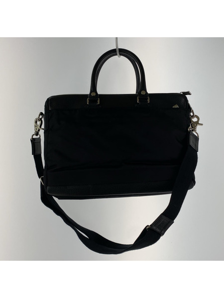 Orobianco ソノ他バッグ レザー/ナイロン 2WAY バッグ ブラック[値下]