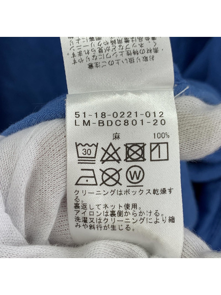 ジャケット BLUE DE COCAGNE リネンカーディガン M ブルー