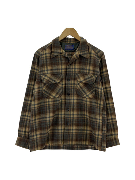 PENDLETON 長袖シャツ 70s マドラスチェック 開襟シャツ