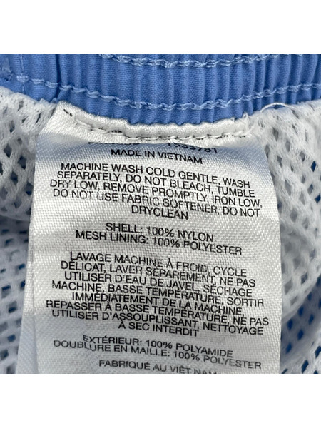 Columbia ショートパンツ PFG ナイロンショーツ 水色 (L)