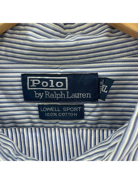 POLO RALPH LAUREN 長袖シャツ LOWELL SPORT L/Sストライプシャツ XXL