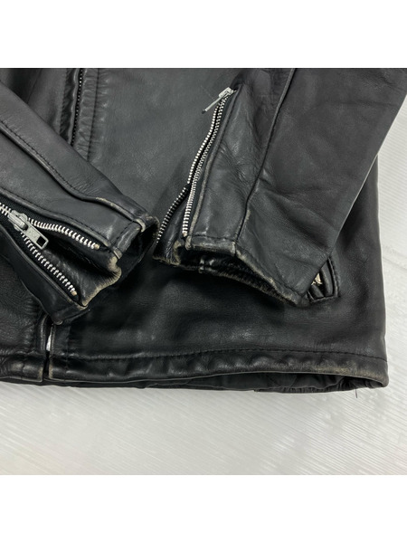 schott ジャケット シングルライダース 黒