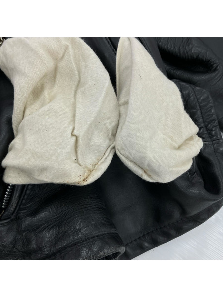 schott ジャケット シングルライダース 黒