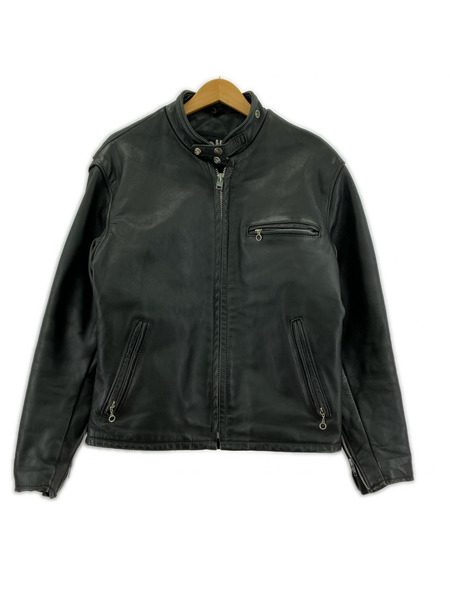 schott ジャケット シングルライダース 黒