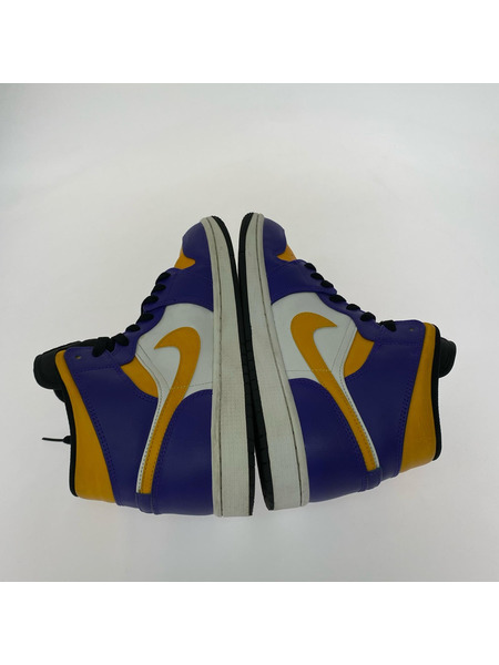 NIKE スニーカー DQ8426-517 Air Jordan 1 Mid Lakers (27)