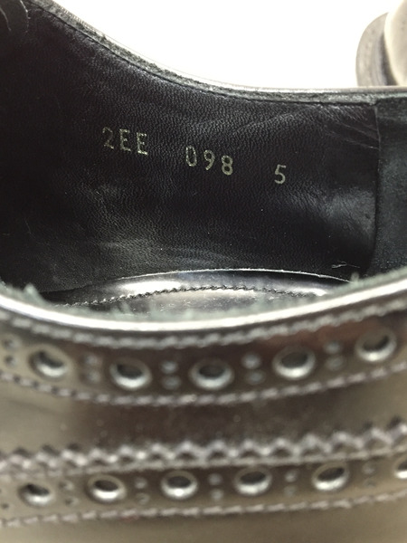 PRADA/エアソールウイングチップシューズ/5/黒[値下]