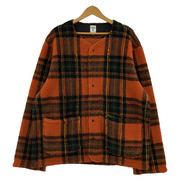 South2 West8 スウェット・トレーナー P.P.Cardigan Boa Tartan L レッド