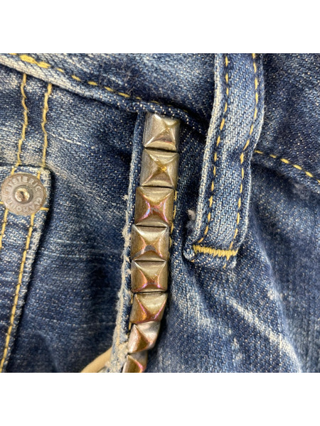 HYSTERIC GLAMOUR パンツ SP加工ストレッチデニム スリムパンツ[値下]
