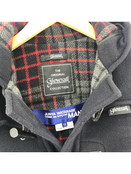 JUNYA WATANABE COMME des GARCONS×Gloverall/袖レザー切替ダッフルコ