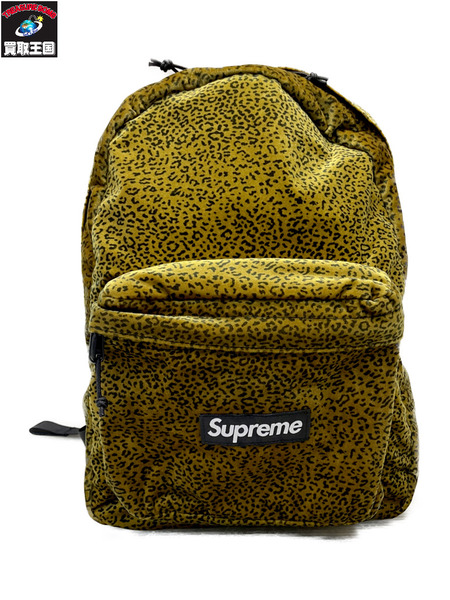 Supreme 25AW Velvet Backpack Tan ベルベットバックパック