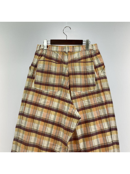 UNDERCOVER チェックワイドパンツ 2 チェック UC1A4504-5[値下]