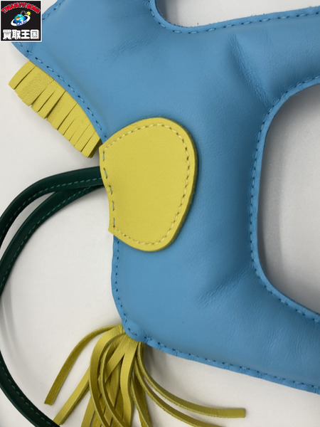 HERMES エルメス バッグチャーム ロデオGM アニューミロ セレスト ライム マラカイト アクセサリー