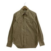 REAL McCOY'S 長袖シャツ 301S ウエスタンシャツ ベージュ 15