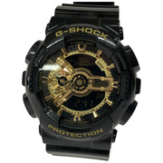 CASIO/G-SHOCK/アナデジクオーツ腕時計/GA-110GB/黒