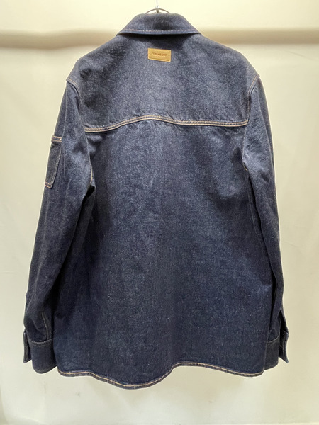 S.Ferragamo DENIM SHIRT デニムシャツ M インディゴ 144284 780577[値下]