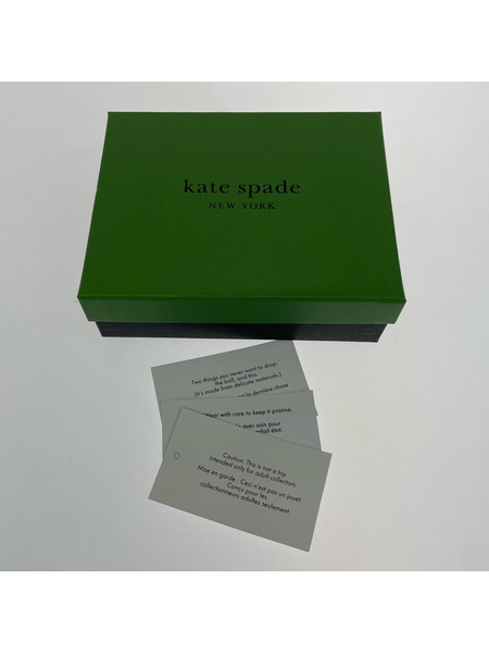 kate spade new york 小銭入レ・コインケース リブ ハート コインパース GRN