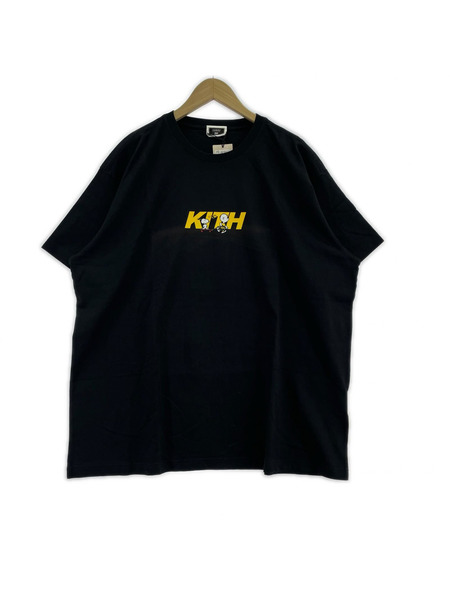 KITH×PEANUTS 25SS Skateboard Logo Tee XXL 黒