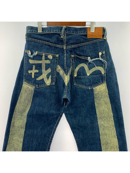 EVISU デニム・ジーンズ 戎 大黒 ビックカモメ デニムパンツ (33×35)[値下]